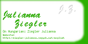 julianna ziegler business card